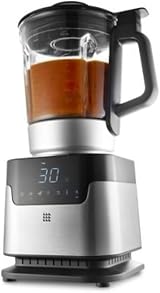 Lakeland Touchscreen Soup & Smoothie Maker 2L Glass Jug - Black & Silver view 1