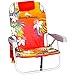 Tommy Bahama 2 Backpack Cooler Chair with Storage Pouch and Towel Bar (Orange/Red and Orange/Red)