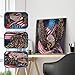 Diamond Painting DIY 5D Special Shape Rhinestones, ABEUTY Eagle and American Flag, Partial Drill Crystal Diamond Art Kits