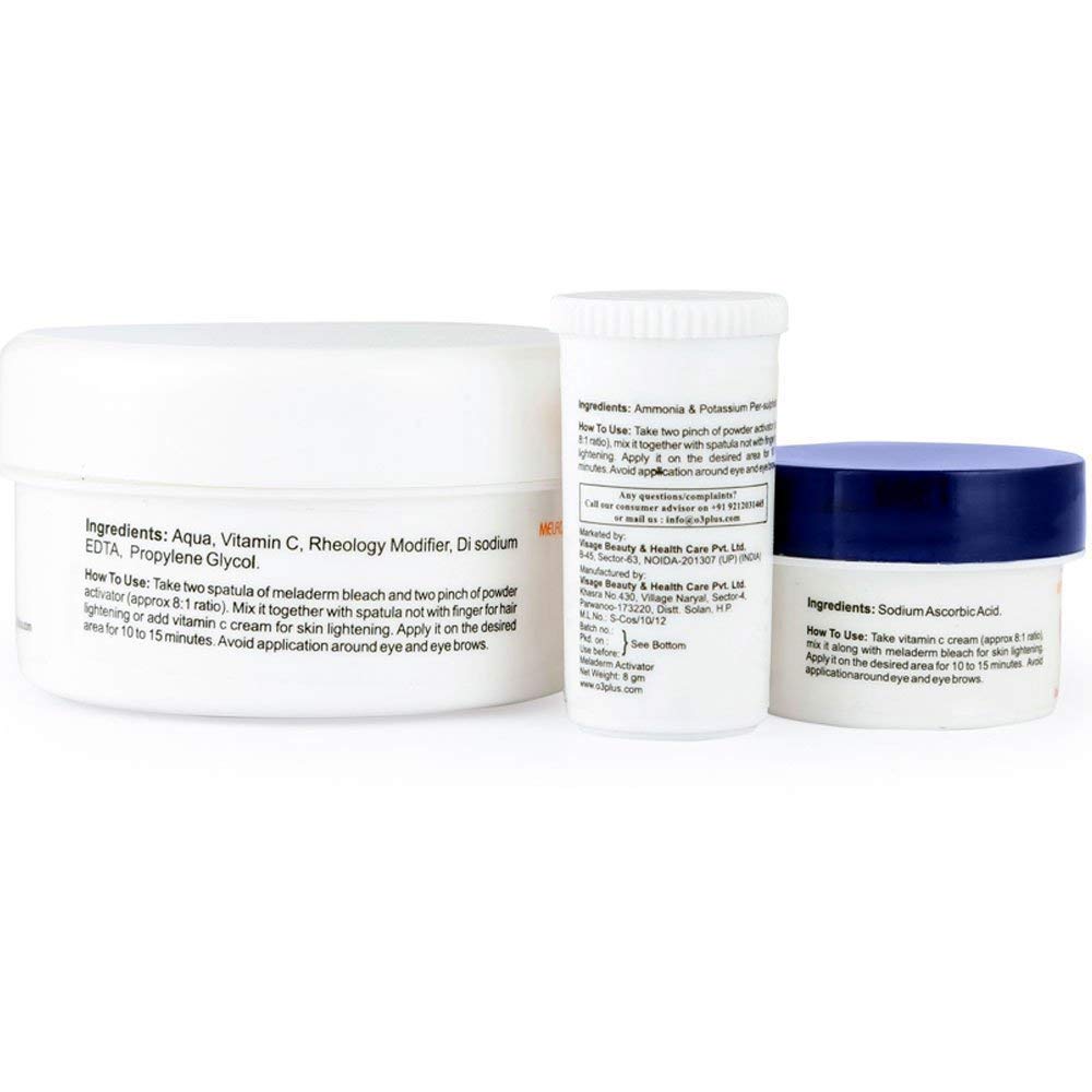 o3  bleach for dry skin