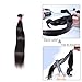 ALi Queen Straight Brazilian Remy Human Hair Weave Extensions Natural Black Color (26 inches)