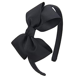 7Rainbows Fashion Cute Navy Blue Bow Headband for