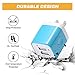 IVELLTARE USB Wall Charger, 4-Pack 2.1A Dual Port USB Cube Charger Plug Power Adapter Charging Block Compatible with iPhone Xs/XR/Xs Plus/X, 8/7/6 Plus, Samsung, LG, Moto, Android Phones More