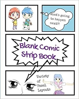 Blank Comic Strip Book Manga Creative Journals For Kids Woodman Ella May Amazon Com Books