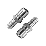 JoyTube 3/8" Barb Male Quick Disconnect 304