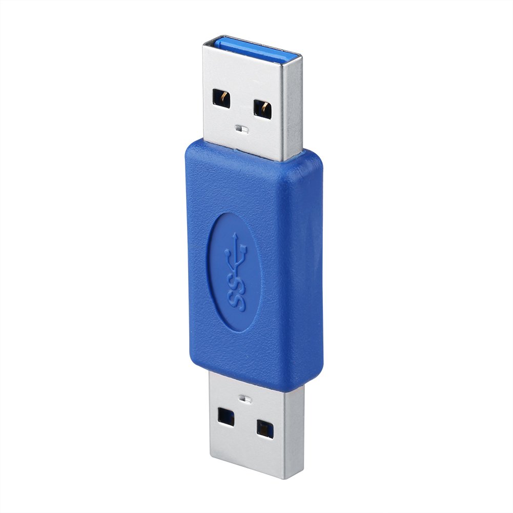 USB 3.0 Type A Male to Type A Male M-M Coupler Adapter Gender Changer Connector Pro USB 3.0 A
