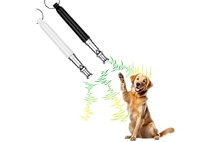 REDDEDA Dog Whistle - Stop Barking Neighbors Dog, Ultra-Wide Frequency Ultrasonic Silent Dog Whistle for Dog, 2 Pack Professional Recall Dog Training Whistles