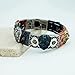 South Western Style Sugar Skull Stretch Bracelet (Patina)