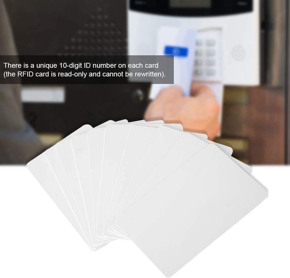 Premium White Blank Plastic PVC Cards, 100pcs/Set Contactless 125kHz Smart RFID Proximity ID Card Read-only Access Card EM4100 - Image 3