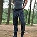 Men's Nylon EDC Outdoor Belt, SANSTHS Tactical Duty Military Belt Fit 40 Waist Black Webbing Gun Belt with Solid Buckle