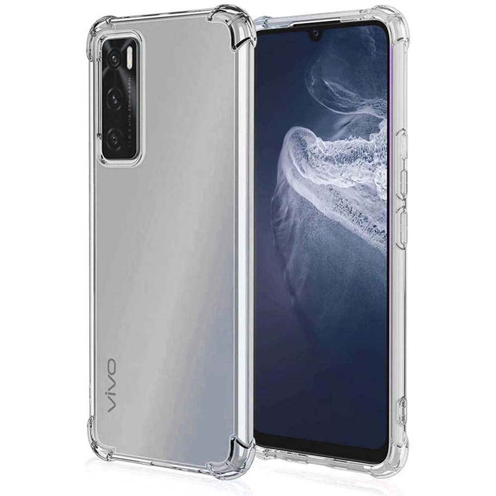 Tumundosmartphone Transparent Anti-Shock TPU Gel Case for Vivo Y70