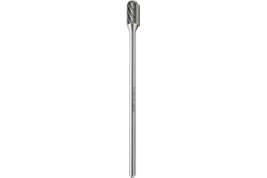 SC-5DC-7L Tungsten Carbide Burr - 7"(177.8mm) Long Double Cut Carbide Burr File (1/2” cutter Dia X 1”Cutter Length) with 1/4 