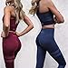 Premium Yoga Clothes Sets - Active Wear Tank Top/Bra and High-Waist Leggings 2 Piece Sets - Women Gym Clothes