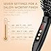 USpicy Hair Straightening Brush Anti Frizz, Adjustable Temperature Hair Straightener Brush Portable, Hair Brush Straightener Auto Shut Off