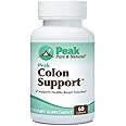 Peak Pure & Natural Colon Support - Colon Cleanse and Detox Supplement for Digestive Health - Gut Health Support with Inulin and Senna Leaf Extracts - with Fiber, Prebiotics, and Probiotics - 1 Pack