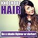 Knockout Hair Fits like a Halo Hair Extensions, 16-Inch, Human, 120 Grams, Darkest Blonde Light Blonde Mix - #12/T-03-16