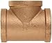 Brass Pipe Fitting, Class 125, Tee, 1/2