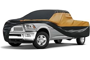 Molebt Multilayers Truck Cover Waterproof All Weather, Heavy Duty Outdoor Pickup Car Cover, Rain Snow Sun Uv Protection, Fit Ford F150, Chevy Silverado, Dodge Ram 1500 etc, XXL-250 x 79 x 71 inch