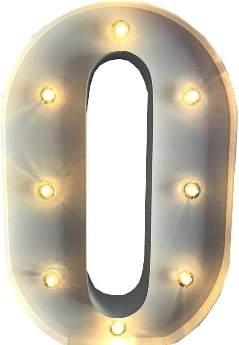 Hls Led Lettre Blanche O 30cm 12 Enseigne Lumineuse Led Pour Chapiteau En Metal Avec Minuterie Quotidienne A 6 H Mode Allume En Permanence Amazon Fr Luminaires Et Eclairage