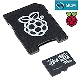 Raspberry Pi 16GB Preloaded (NOOBS) SD Card, Pre-installed, Class 10 - Raspberry Pi Recovery System (1 Pack) 'Packaging May Vary'