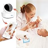 InCliick R2 Wireless Video Baby Monitor System With WiFi IP Digital Security Camera, HD 960P, Two Way Audio, Motion Detection, Alarm, Record, Night Vision, Pan Tilt, InCliick app for iOS Android