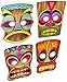 Beistle 66805 4-Pack Tiki Masks, 10-Inch primary