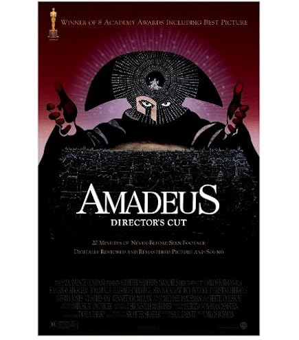 Amazon.com: Amadeus 1984 - Vintage Classic Movie Poster-12 x 18