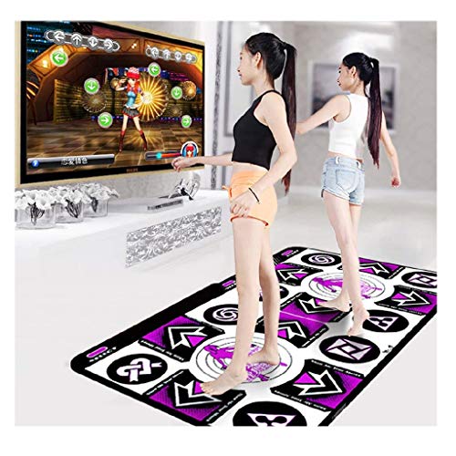 Double Dance Mat Wireless Play Mat,UMei Cordless Foldable NonSlip TV