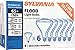 SYLVANIA Incandescent 65W BR40 Flood Light Bulb, 540 Lumens, 130 Volt, E26 Medium Base, 2850K, Warm White - 6 Pack (15679)