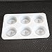 X-Haibei Spring Bugs Bee Honeycomb Round Silicone Glycerin Soap Bar Mold Lotion Bar Making Color Random Dia. 2.2 inch 2oz per Cell