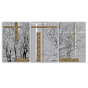 Abstract Geometry Home Artwork for Living Room Bedroom...