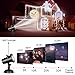 Snowflake Projector Lights - 16 Slides Home Lights Projector Christmas Projector Lamp with Remote Control, Waterproof LED Projector Landscape Projector for Outdoor Xmas Birthday Valentine's Day