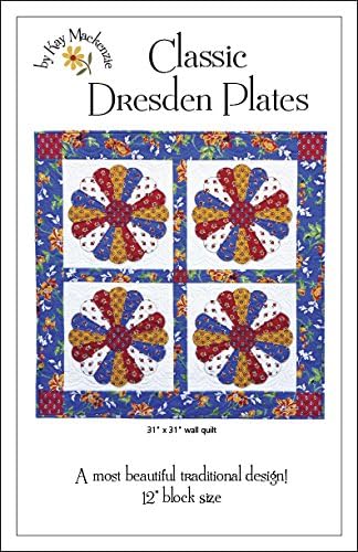 Classic Dresden Plates Wall Quilt Pattern