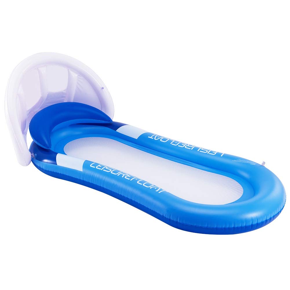 inflatable pool with shade