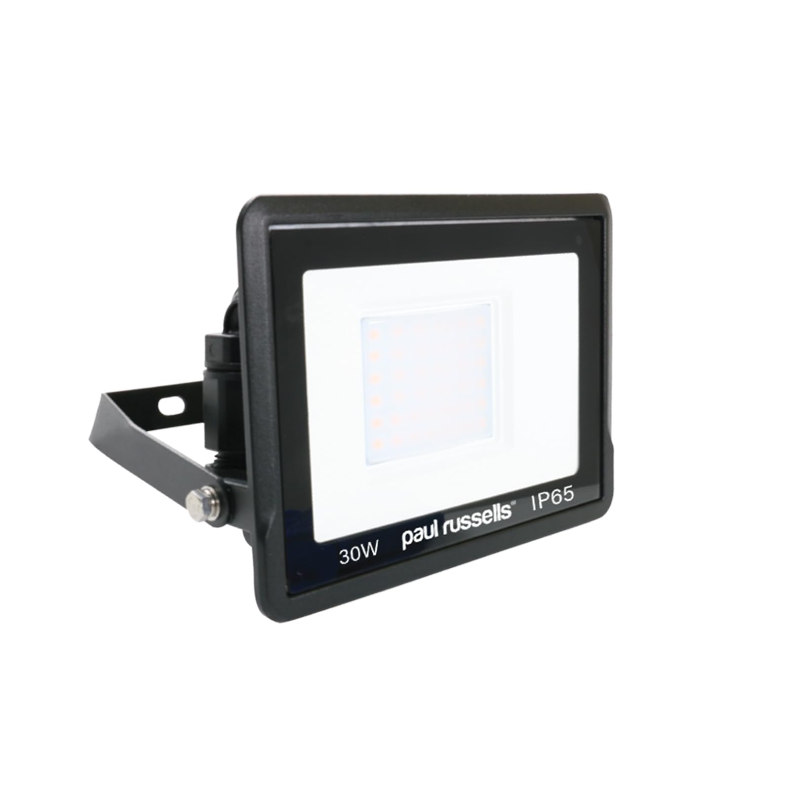 paul russells 30W LED Outdoor Floodlight - 3000LM Bright Security Lights, IP65 Waterproof, Daylight 6500K White, Garden & Outdoor Wall Lights for Garden, Garage Lighting, Warehouse, Energy-Efficient
