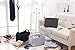 Storage Basket Felt Storage Bin Collapsible& Convenient Box Organizer with Carry Handles for Office Bedroom Closet Babies Nursery Toys Laundry (Light grey, 13.8inch（L）×9.5inch（W）×8.3inch（H）)