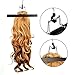 Dustproof Wig Storage Bag Hair Extension Holder Hair Hanger with Zipper Blackthumb 4