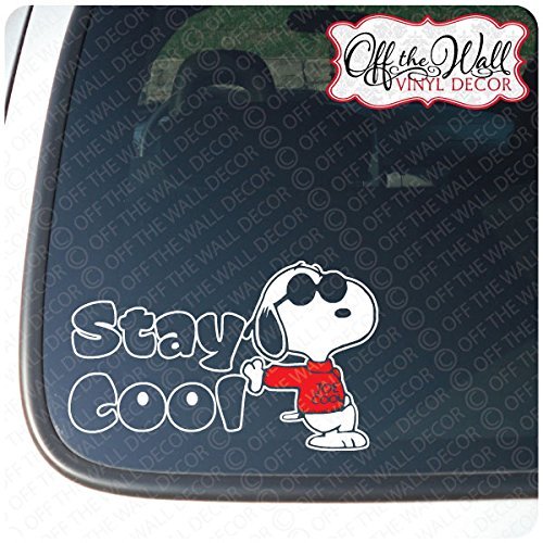 Snoopy "JOE COOL" Vinyl Car / Truck / Vehicle Decal Sticker