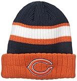 NFL Chicago Bears New Era Rib Start Cuff Beanie, One Size, Orange