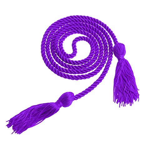 LUOEM Graduation Honor Cords 2018 Honor Cords Academic Apparel Braided Honor Graduation Cords (Purple)