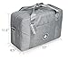 Weekender Bag Lightweight Overnight Carry on Shoulder Bag with Tag and Strap in Trolley Handle (Large)