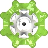 SoftSpikes Fast Twist 3.0 Pulsar Green Slime White Spikes Set view 4