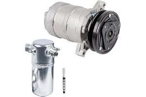 BUYAUTOPARTS! AC Compressor w/A/C Drier & Orifice Tube For Pontiac Fiero V6 1985 1986 1987 1988 - BuyAutoParts 60-82158RS New