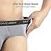 David Archy Men's 4 Pack Bamboo Rayon Soft Lightweight Pouch Briefs No Fly (XL, Green/Gray)