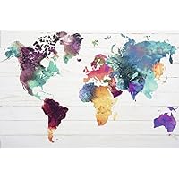 Merchandise 24/7 World map Poster The World in Watercolours (36"x24")