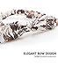 Hogoo 6 Pcs Headbands For Women Bow Boho Flower Printing Bubble Yarn Fabric Hair Band Teens Elderly