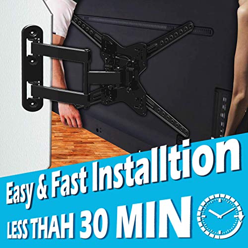 Everstone Heavy Duty Single Stud TV Wall Mount Bracket for Most 3270