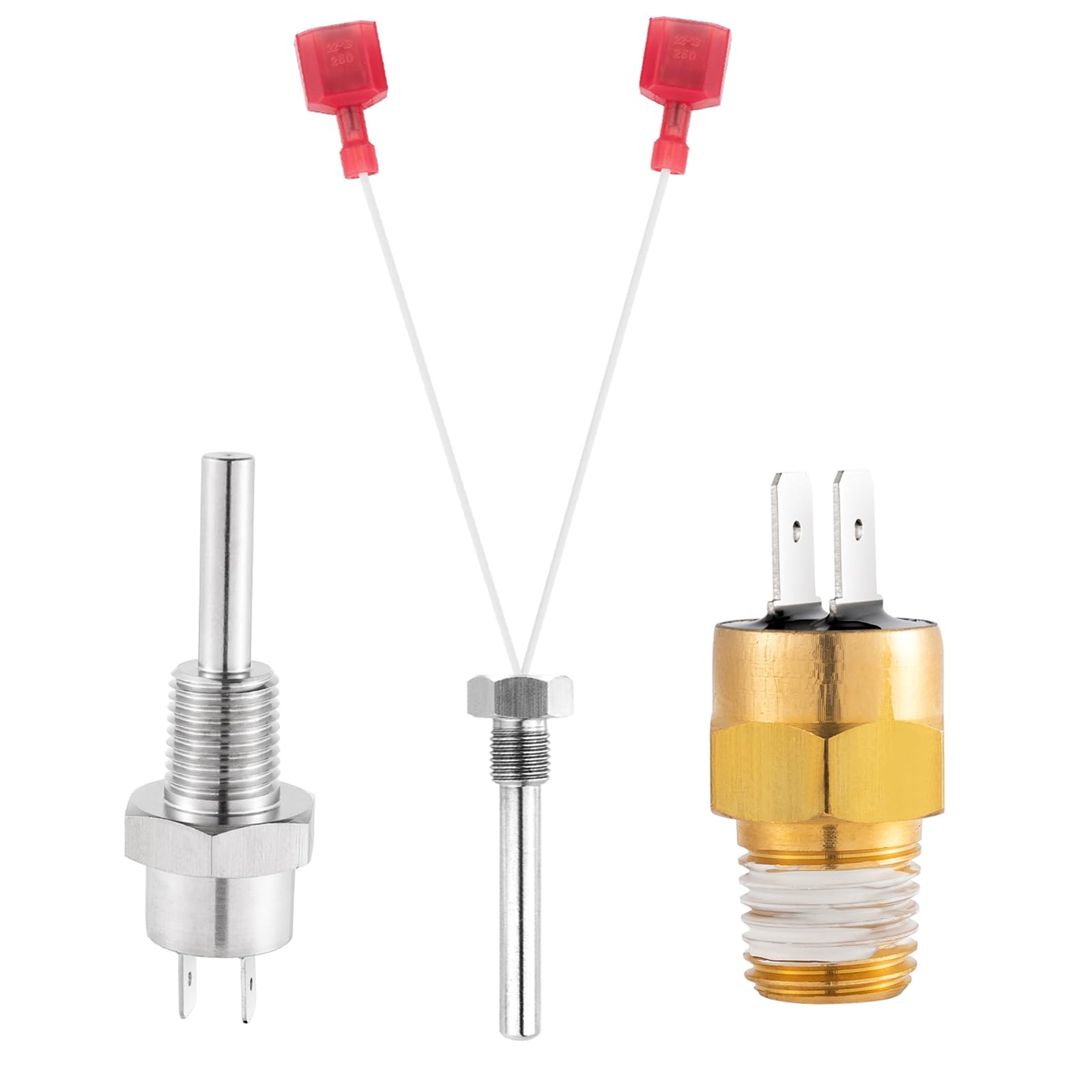 Photo 1 of NelsMich 42002-0024S Stack Flue Sensor for Pen-tair Mastertemp 400,250,125,300 Spa Heater Electrical Systems Model SR200, SR333, SR400, Includes High Limit Switch & Heater Thermistor Replacement.