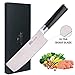 Vegetable Japanese Chef Knife - 7Inch -Cutter-Slicer-Cleaver with Stand- Stainless High Carbon Steel - Professional Quality Cutlery - Multipurpose Use Best for Home Kitchen or Restaurant (In Gift Box)