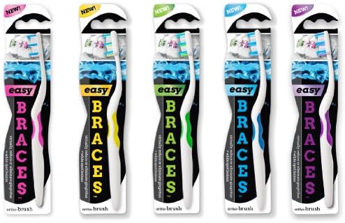 Easy Braces Brush (Pack of 3 Blue)